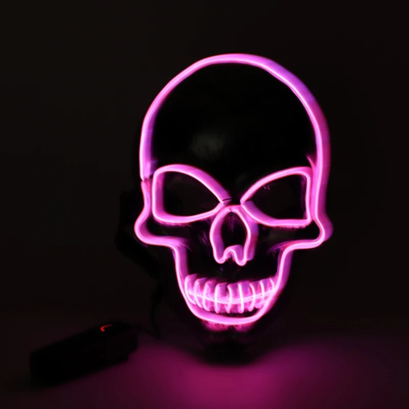 Halloween Skull EL Wire Glowing Mask Party Mask Halloween Costumes Mask for Halloween Horror Theme Party Decoration
Halloween Skull EL Wire Glowing Mask Party Mask Halloween Costumes Mask for Halloween Horror Theme Party Decoration