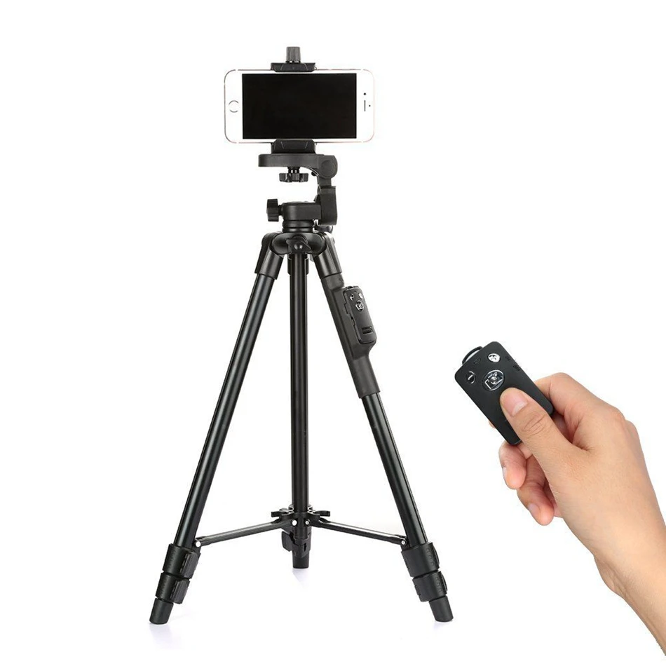 High Quality 5208 Aluminum Tripod with 3-Way Head & Bluetooth Remote and Clip for Camera XIAOMI Photography Accessories
High Quality 5208 Aluminum Tripod with 3-Way Head & Bluetooth Remote and Clip for Camera XIAOMI Photography Accessories