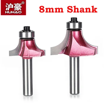 HUHAO 1pcs 8mm Shank Round-Over Router Bits for wood Woodworking Tool endmill with bearing milling cutter Corner Round Over Bit
HUHAO 1pcs 8mm Shank Round-Over Router Bits for wood Woodworking Tool endmill with bearing milling cutter Corner Round Over Bit