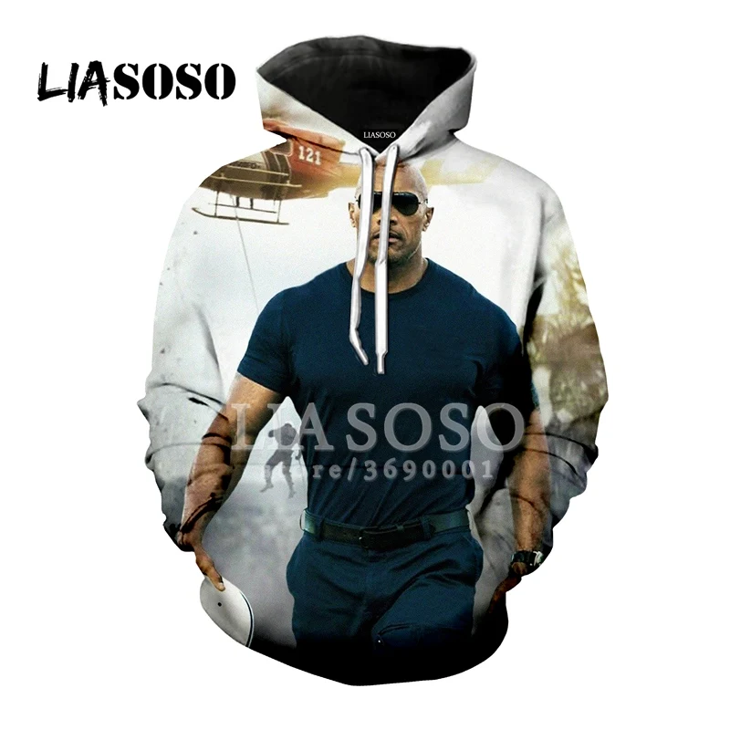 LIASOSO New Hoodie Sweatshirt 3D Print Unisex Dwayne Johnson Star Fast & Furious Hipster Vin Diesel Casual Outerwear Tops A184
LIASOSO New Hoodie Sweatshirt 3D Print Unisex Dwayne Johnson Star Fast & Furious Hipster Vin Diesel Casual Outerwear Tops A184