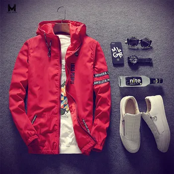2018 Spring Autumn New Fashion Slim Waterproof Men Hooded Jacket Thin Jackets Brand Casual Windbreaker Top Quality 8 Colors M-5X
2018 Spring Autumn New Fashion Slim Waterproof Men Hooded Jacket Thin Jackets Brand Casual Windbreaker Top Quality 8 Colors M-5X