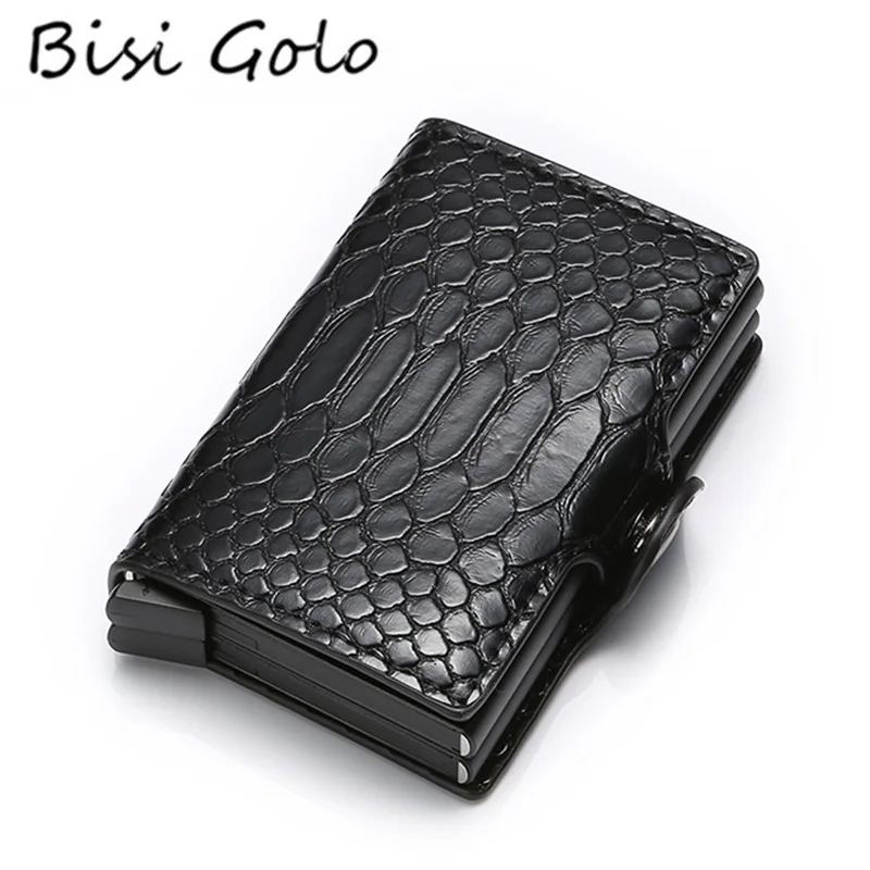 BISI GORO New Anti Thief RFID Credit ID Card Holder PU Leather Metal Wallet Card Holder Men and Women Credit Card Case Pocket
BISI GORO New Anti Thief RFID Credit ID Card Holder PU Leather Metal Wallet Card Holder Men and Women Credit Card Case Pocket