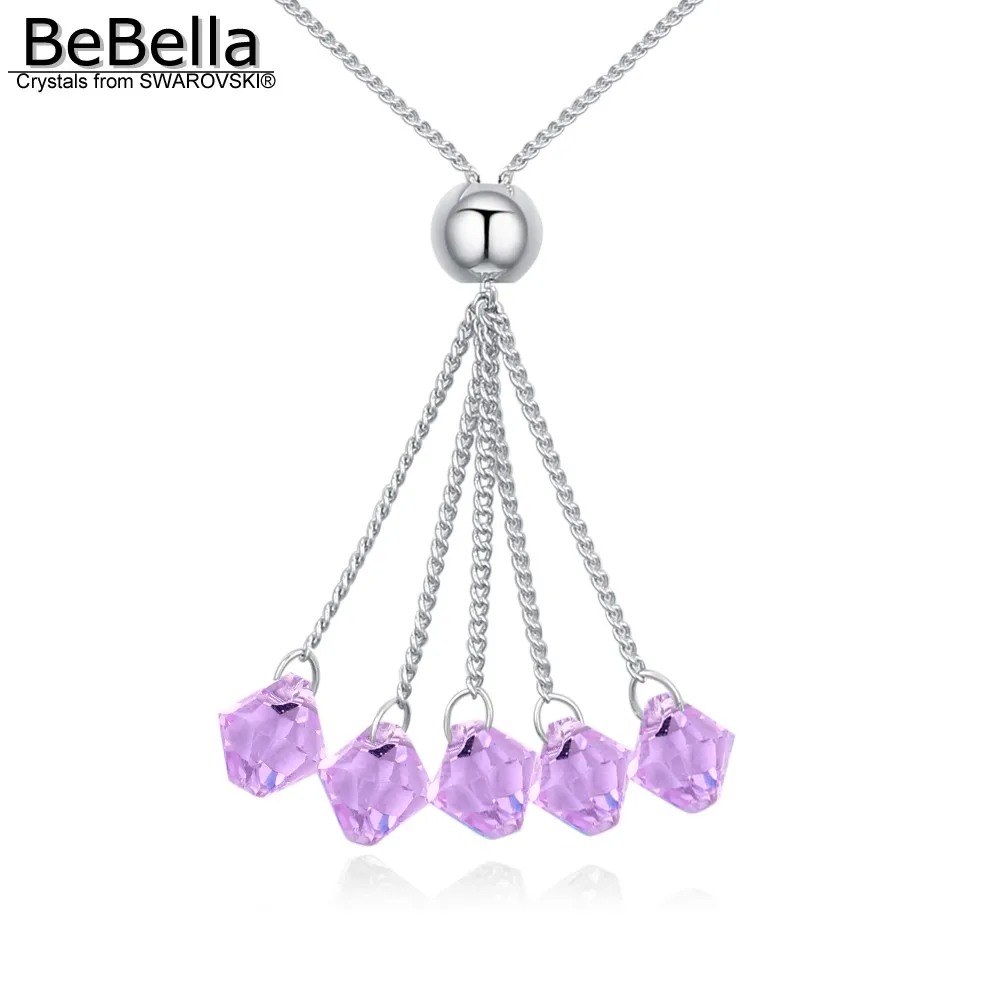 BeBella violet crystal tassel pendant necklace with Crystals from Swarovski original fashion jewelry for women wedding gift 2018
BeBella violet crystal tassel pendant necklace with Crystals from Swarovski original fashion jewelry for women wedding gift 2018
