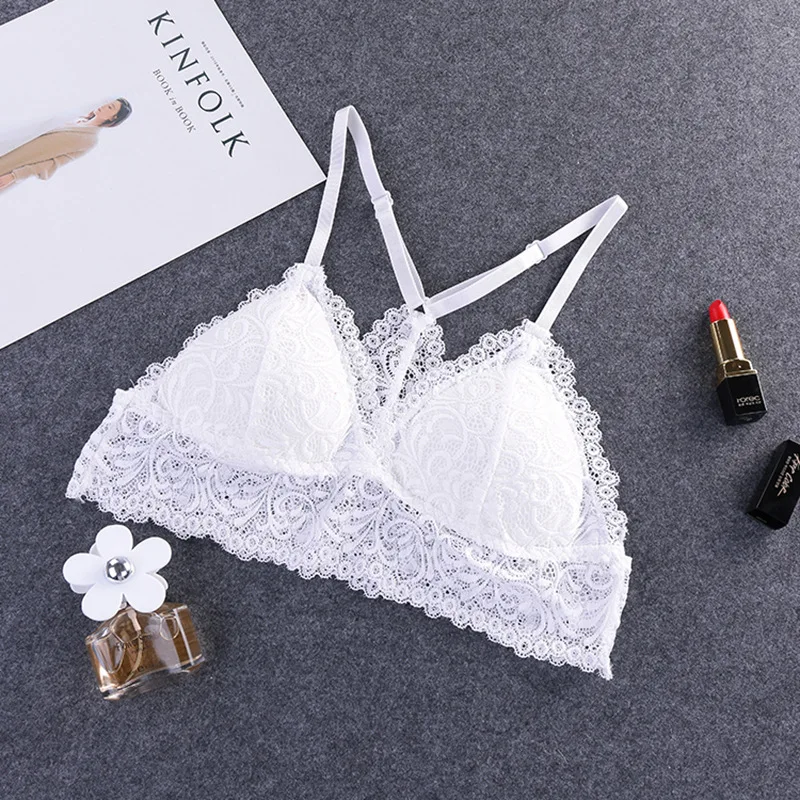 Bra Wire Free Bras For Women Thin Cotton Lace A42 Black White Y-line Straps None Closure BH Sexy Bras For Women BH
Bra Wire Free Bras For Women Thin Cotton Lace A42 Black White Y-line Straps None Closure BH Sexy Bras For Women BH