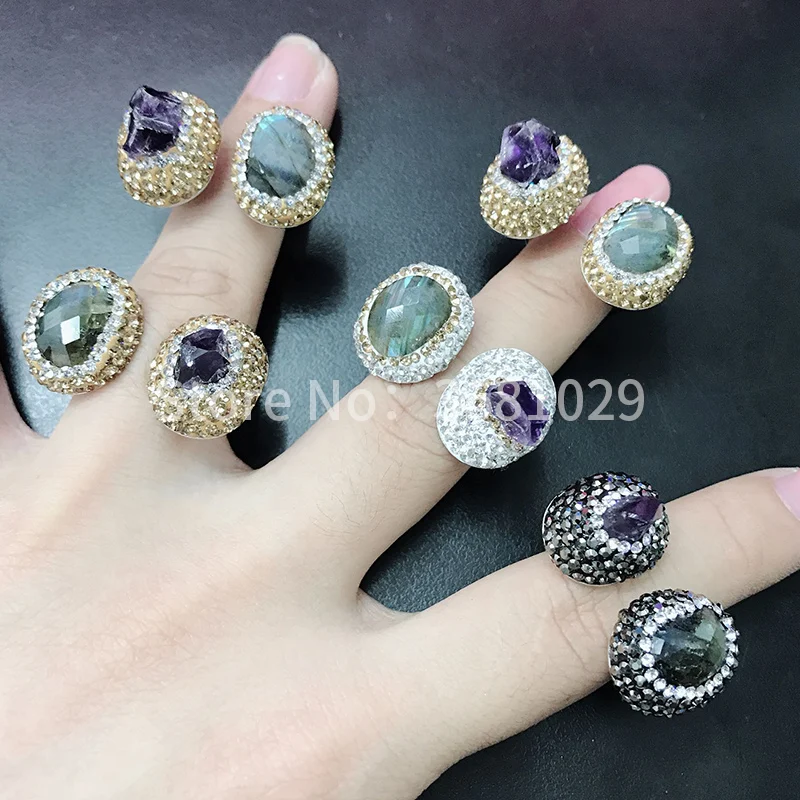New pure natural flash stone opening adjustable ring super flash exquisite jewelry
New pure natural flash stone opening adjustable ring super flash exquisite jewelry