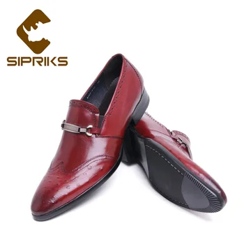 Sipriks Luxury Brand Mens Loafers Imported Italian Burgundy Leather Casual Shoes Fashion Ostrich Party Banquet Shoes European 44
Sipriks Luxury Brand Mens Loafers Imported Italian Burgundy Leather Casual Shoes Fashion Ostrich Party Banquet Shoes European 44