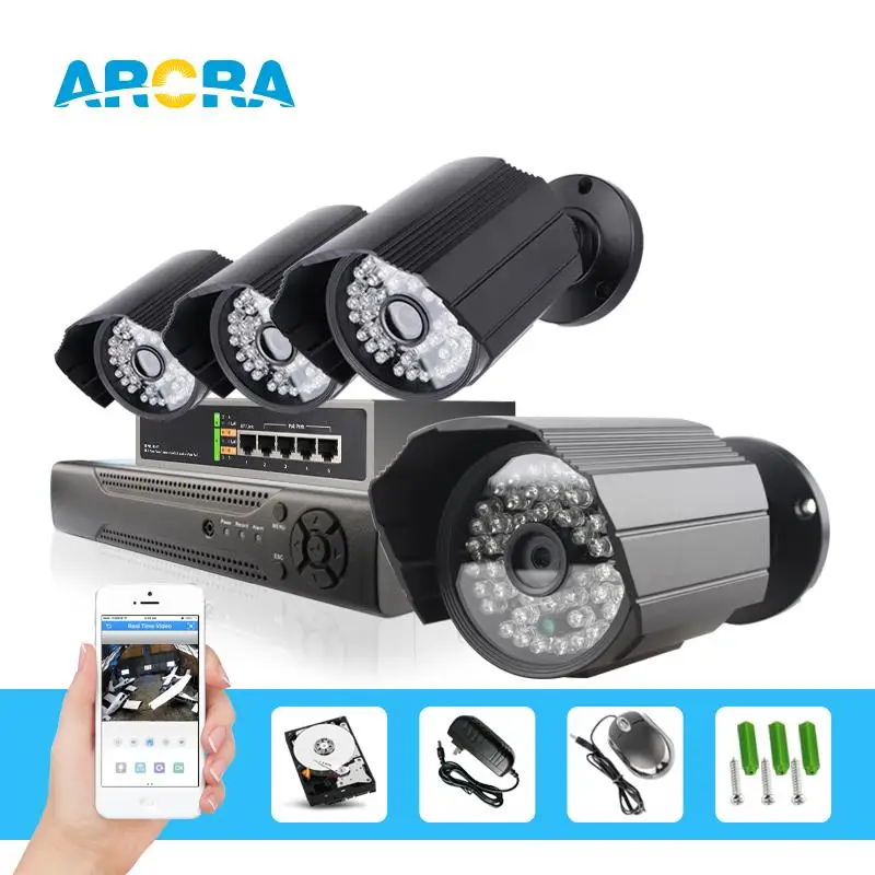 Mosafe 1.0M POE camera system 1280*720P ip cameras night vision motion detection ip66 weatherproof 8ch nvr 2TB hdd
Mosafe 1.0M POE camera system 1280*720P ip cameras night vision motion detection ip66 weatherproof 8ch nvr 2TB hdd