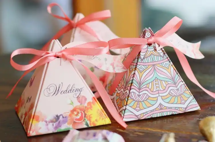 creative wedding candy box chocolate gift party paper favor box