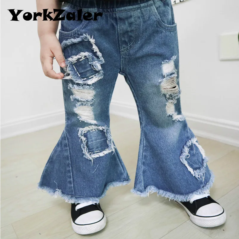 Yorkzaler Girls Bell Bottom Jeans Summer Ripped Hole Sew Pants Fashion Broken Hole Patches Kids Jeans For Girls Denim Clothes
Yorkzaler Girls Bell Bottom Jeans Summer Ripped Hole Sew Pants Fashion Broken Hole Patches Kids Jeans For Girls Denim Clothes