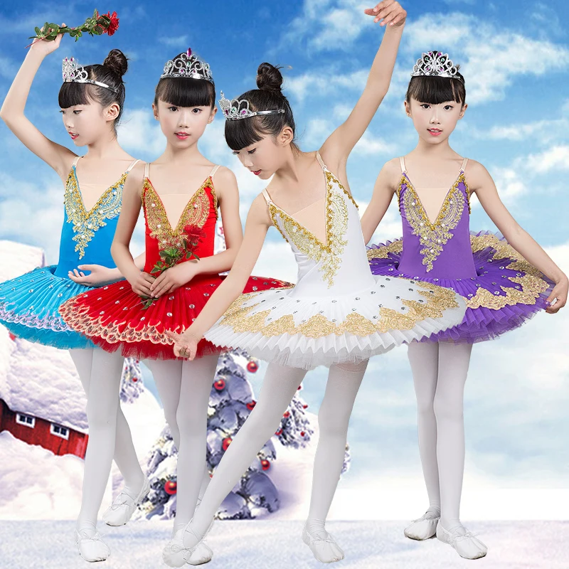 New Girls Ballet Performance Costume Children's Ballet Costumes Little Swan Dance Tutu Puffy Skirt Sling 4 Color
New Girls Ballet Performance Costume Children's Ballet Costumes Little Swan Dance Tutu Puffy Skirt Sling 4 Color