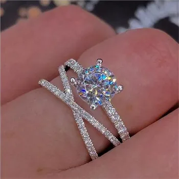 Across Lovers Promise ring 925 Sterling silver AAA cz Party Wedding Band Rings for women Bridal Engagement Finger Jewelry Gift
Across Lovers Promise ring 925 Sterling silver AAA cz Party Wedding Band Rings for women Bridal Engagement Finger Jewelry Gift