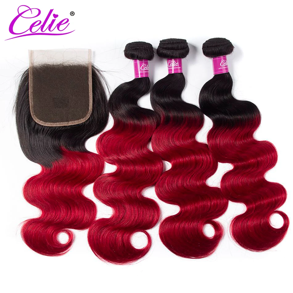 Celie Human Hair Body Wave 1B Red Bundles With Closure Colored Brazilian Hair Weave Bundles Burgundy Bundles With Closure
Celie Human Hair Body Wave 1B Red Bundles With Closure Colored Brazilian Hair Weave Bundles Burgundy Bundles With Closure