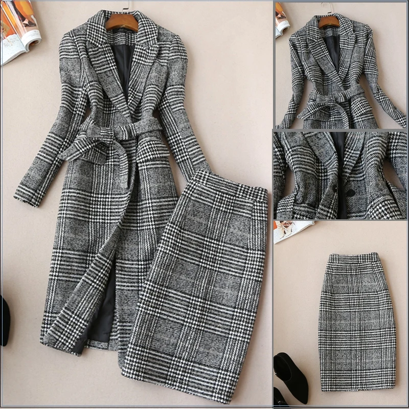 Fashion suit 2019 autumn and winter new Korean version of the slim long-sleeved tweed plaid coat ladies suit wild temperament
Fashion suit 2019 autumn and winter new Korean version of the slim long-sleeved tweed plaid coat ladies suit wild temperament