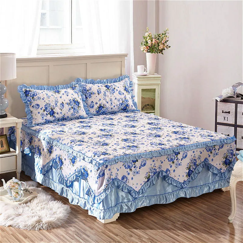 2019 Autumn/Winter Warm Thickening Sanding Quilted Single And Double Pillowcase BedSkirt Anti-Skid Bed Cover pastoral Series
2019 Autumn/Winter Warm Thickening Sanding Quilted Single And Double Pillowcase BedSkirt Anti-Skid Bed Cover pastoral Series