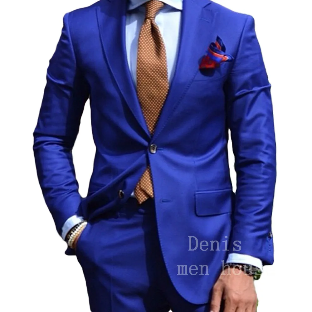 Royal Blue slim fit Men Suit Costume Homme mariage Formal Business men Blazer Suit Wedding Groom Mens Suits 2017 (Jacket+Pants)
Royal Blue slim fit Men Suit Costume Homme mariage Formal Business men Blazer Suit Wedding Groom Mens Suits 2017 (Jacket+Pants)