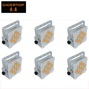 6XLot 9x18W Wireless DMX512 Battery RGBWA UV 6 Color Led Flat Par Hi-Quality Remote DMX 512 Control Slim Led Par Light 90V-240V
6XLot 9x18W Wireless DMX512 Battery RGBWA UV 6 Color Led Flat Par Hi-Quality Remote DMX 512 Control Slim Led Par Light 90V-240V