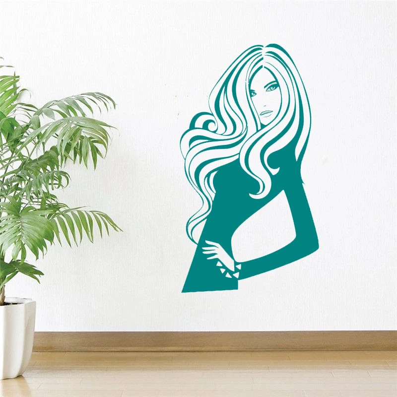 Sexy Woman Salon Wall Decal Girl Bedroom Decoration Beauty Hair Cosmetic Interior Stickers Vinyl Barber Shop Fashion DIY SYY403
Sexy Woman Salon Wall Decal Girl Bedroom Decoration Beauty Hair Cosmetic Interior Stickers Vinyl Barber Shop Fashion DIY SYY403