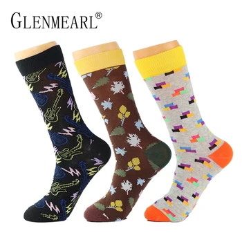5 Pairs/Lot Combed Cotton Men Socks Plus Size Quality Coolmax Colorful Pattern Business Funny Happy Dress Wedding Male Socks
5 Pairs/Lot Combed Cotton Men Socks Plus Size Quality Coolmax Colorful Pattern Business Funny Happy Dress Wedding Male Socks