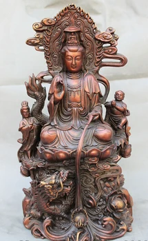wholesale factory 18" Chinese Pure Red Bronze Dragon Kid Lotus Pot Kwan-yin GuanYin Buddha Statue AE1024 AB1025
wholesale factory 18" Chinese Pure Red Bronze Dragon Kid Lotus Pot Kwan-yin GuanYin Buddha Statue AE1024 AB1025
