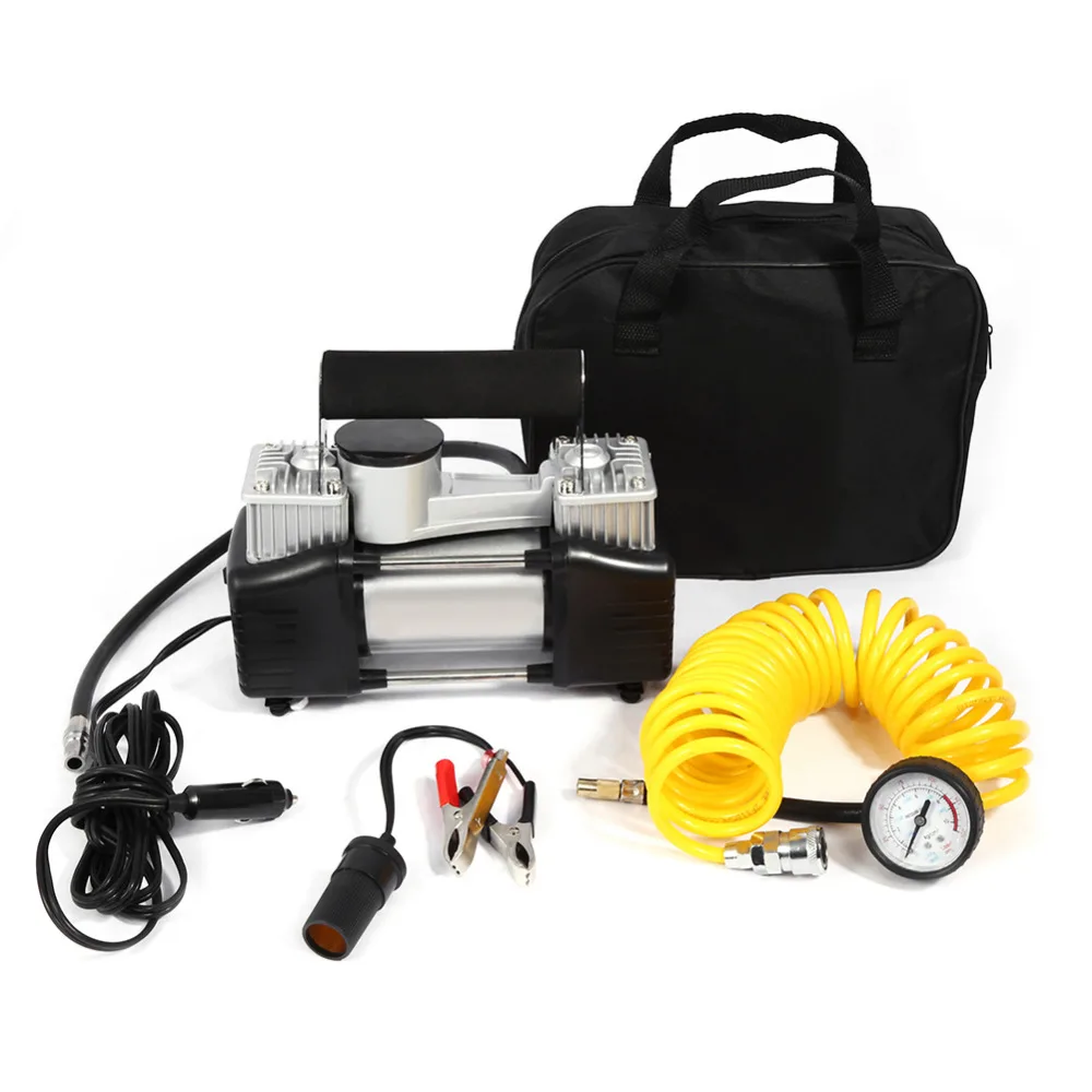 DC 12V 150 PSI Cylinder Air Compressor Pump Electric Car Tyre Inflator Kits For Car Emergency Heavy Duty
DC 12V 150 PSI Cylinder Air Compressor Pump Electric Car Tyre Inflator Kits For Car Emergency Heavy Duty