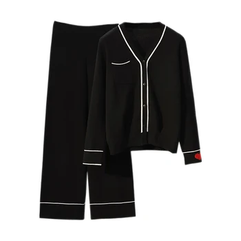 Rlyaeiz Fashion Striped 2 Piece Set Women Sporting Wear 2019 Autumn Knitting Pullover + Ankle-length Pants Female Tracksuit
Rlyaeiz Fashion Striped 2 Piece Set Women Sporting Wear 2019 Autumn Knitting Pullover + Ankle-length Pants Female Tracksuit