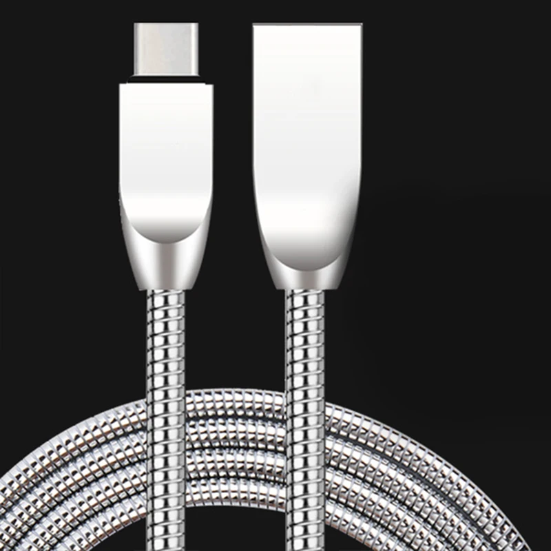 High Quality USB C Type C 1M Metal Spring Power Cable USB C Fast Charger Connector Data Cable For Samsung Xiaomi Huawei
High Quality USB C Type C 1M Metal Spring Power Cable USB C Fast Charger Connector Data Cable For Samsung Xiaomi Huawei