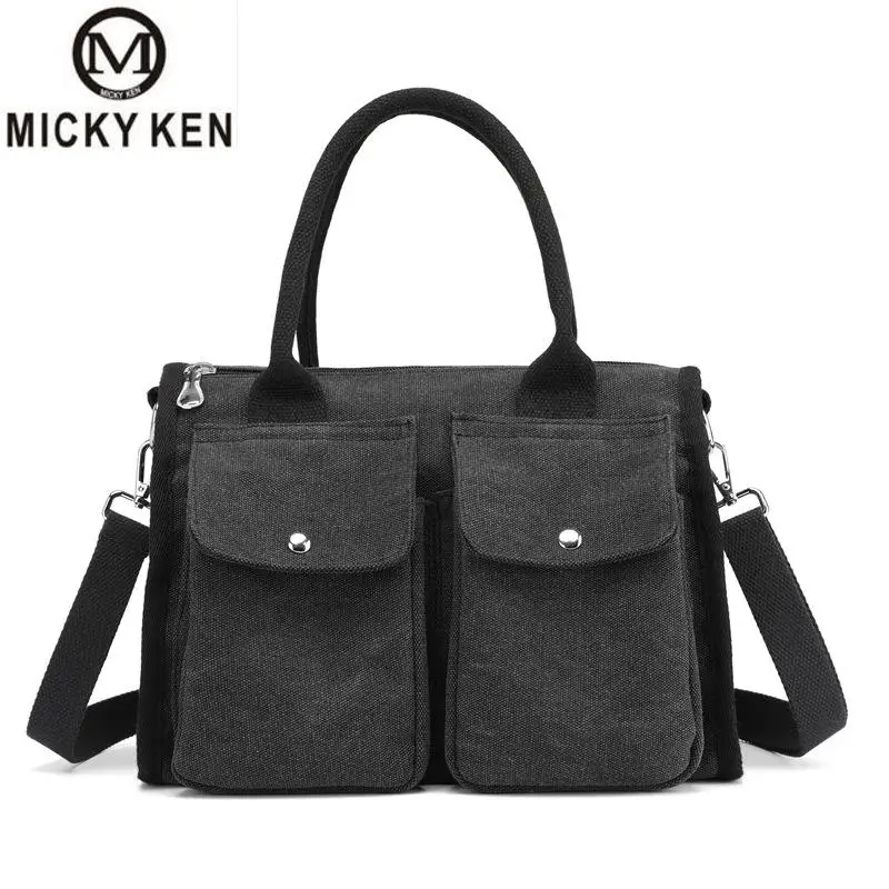Women Canvas Handbag 2019 New Messenger Bags Large-capacity Shoulder Slung Portable Commuter Bag Casual Wild Ladies Shoulder Bag
Women Canvas Handbag 2019 New Messenger Bags Large-capacity Shoulder Slung Portable Commuter Bag Casual Wild Ladies Shoulder Bag