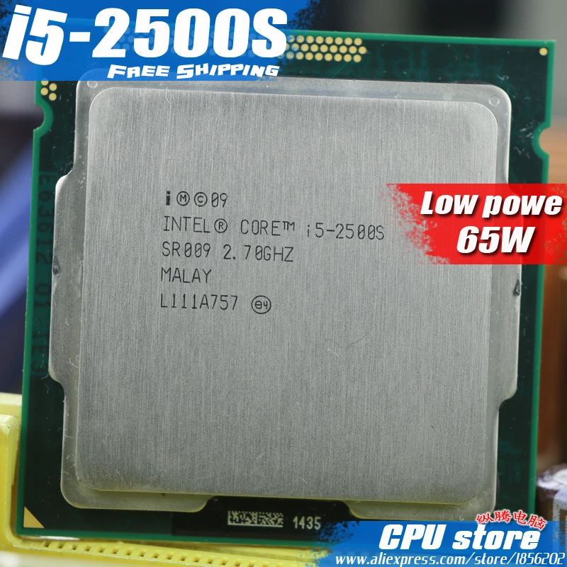 

lntel core I5 2500S i5-2500S CPU Processor Quad-Core(2.7Ghz /L3=6M/65W) Socket LGA 1155 Desktop CPU (working 100% Free Shipping)