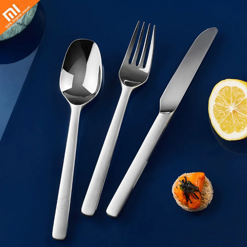 Xiaomi Mijia Household Cutlery Stainless Steel Tableware Quality High-grade Steak Knives Spoon Fork Dinner Dinnerware
Xiaomi Mijia Household Cutlery Stainless Steel Tableware Quality High-grade Steak Knives Spoon Fork Dinner Dinnerware