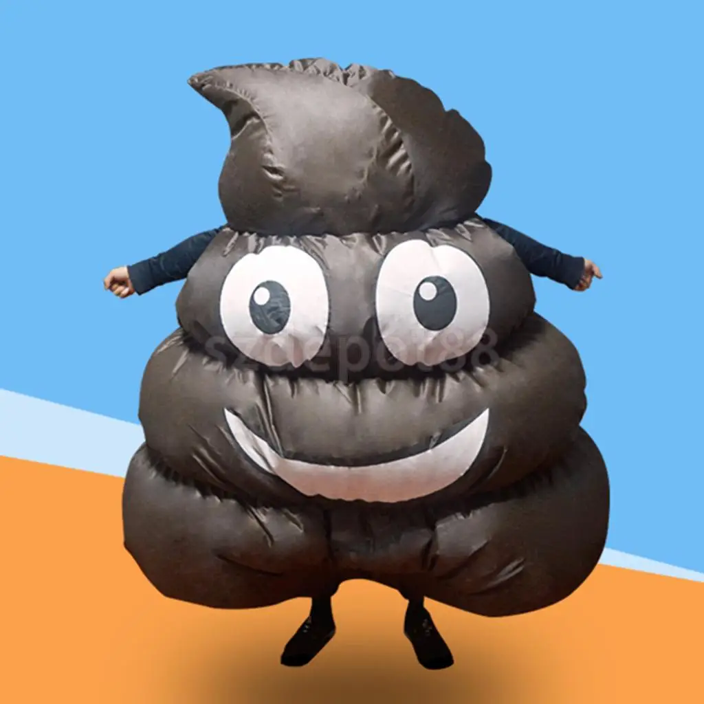 Funny Smiling Face Inflatable Costume Big Poop Halloween Cosplay Party Wedding Shower Hen Night Fancy Dress
Funny Smiling Face Inflatable Costume Big Poop Halloween Cosplay Party Wedding Shower Hen Night Fancy Dress