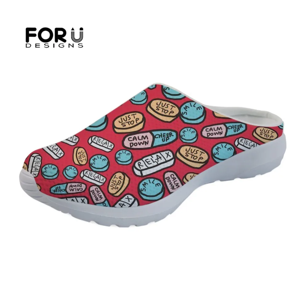 FORUDESIGNS Sandals Women Summer 2019 Fashion Cartoon Pharmacy Pattern Casual Women's Home Sandals Slippers Woman Water Shoes
FORUDESIGNS Sandals Women Summer 2019 Fashion Cartoon Pharmacy Pattern Casual Women's Home Sandals Slippers Woman Water Shoes