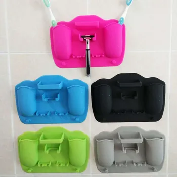 1pc Silicone Toothbrush Holder Bathroom Wall Mounted Hanging Toothpaste Shaver Razor Rack Holder Organizer Home Supplies
1pc Silicone Toothbrush Holder Bathroom Wall Mounted Hanging Toothpaste Shaver Razor Rack Holder Organizer Home Supplies