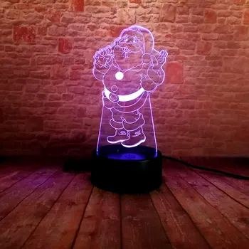 Christmas Santa Claus Figure Model 3D Illusion Led Lamp Colorful Desk Nightlight Lighting Luminous Toys
Christmas Santa Claus Figure Model 3D Illusion Led Lamp Colorful Desk Nightlight Lighting Luminous Toys