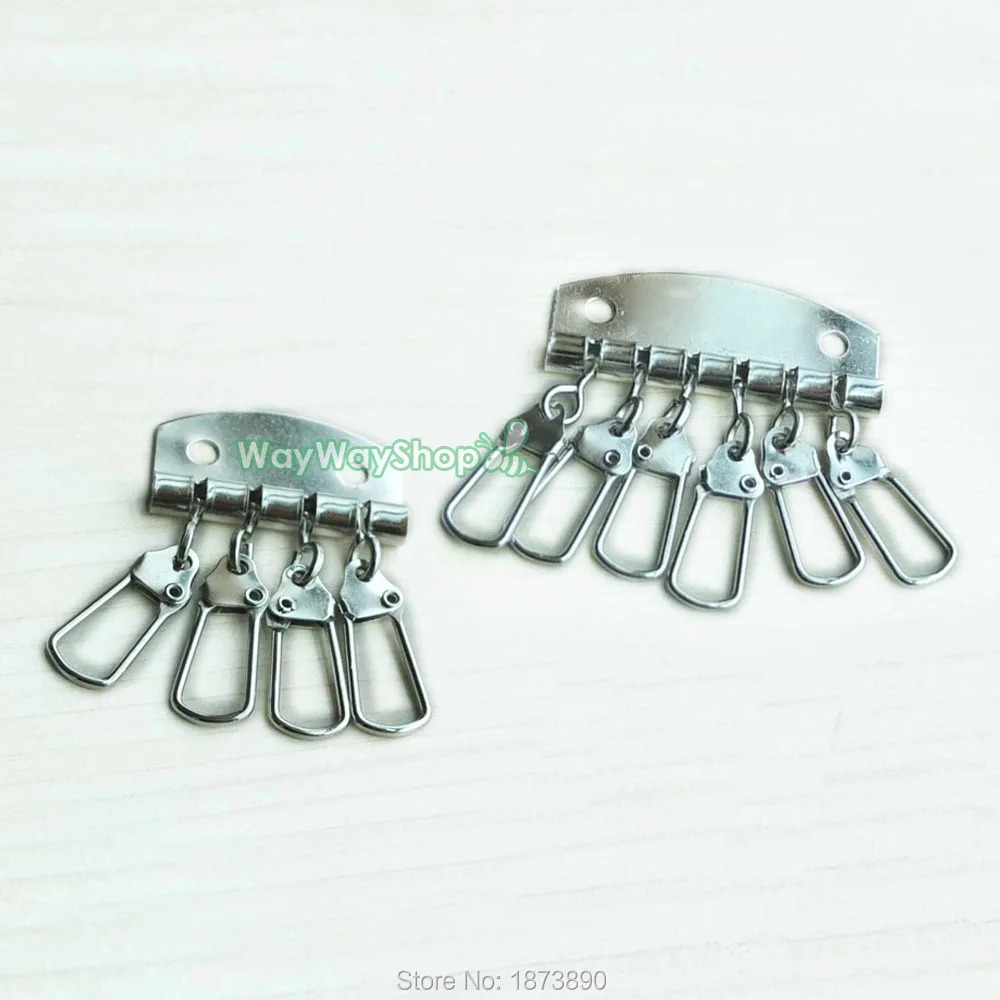20 PCS Key Plate with 4 spring snap & 6 spring snap for purse handbag wallet Nickle
20 PCS Key Plate with 4 spring snap & 6 spring snap for purse handbag wallet Nickle