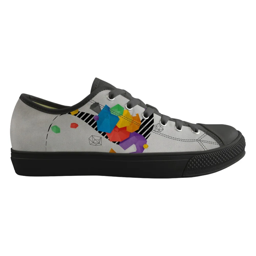 ELVISWORDS Colorful Rubber Vulcanized Shoes Black Sole Geometry Low Top Men and Boys Casual Stylish Outdoor Shoe Cool Trainer
ELVISWORDS Colorful Rubber Vulcanized Shoes Black Sole Geometry Low Top Men and Boys Casual Stylish Outdoor Shoe Cool Trainer