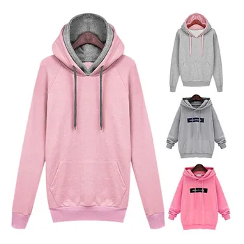 Fashion New Autumn Winter Women Casual Solid Hoodies Hooded Sweatshirts Pockets Pullovers Tops BMF88
Fashion New Autumn Winter Women Casual Solid Hoodies Hooded Sweatshirts Pockets Pullovers Tops BMF88
