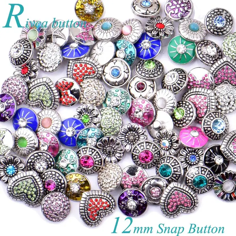 50pcs/lot Rivca Mix Style 12mm Snap Buttons Jewelry Fit Charm Bracelets & Bangles Pulsera For women man Ladies Shining Gift B021
50pcs/lot Rivca Mix Style 12mm Snap Buttons Jewelry Fit Charm Bracelets & Bangles Pulsera For women man Ladies Shining Gift B021