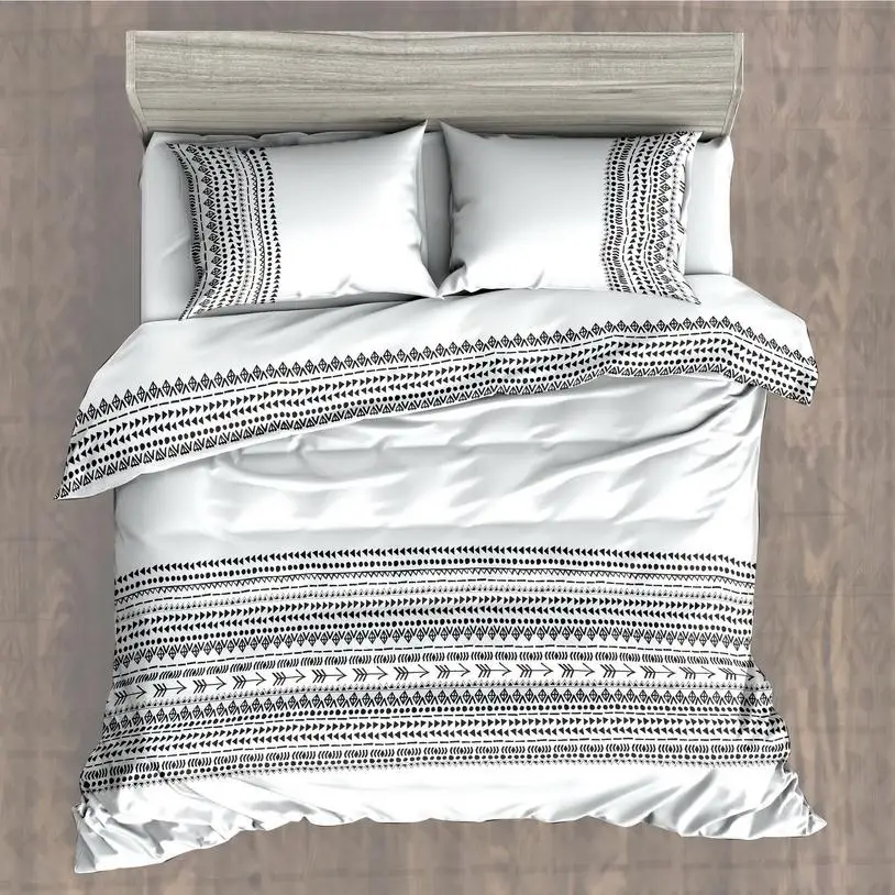 Black And White Bohemian Bedding Sets Boho Style Nordic Brief