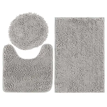 Economical 1 Set Closestool Mat Square Round U Shape Chenille Anti-slip Mats for Bathroom ds99
Economical 1 Set Closestool Mat Square Round U Shape Chenille Anti-slip Mats for Bathroom ds99