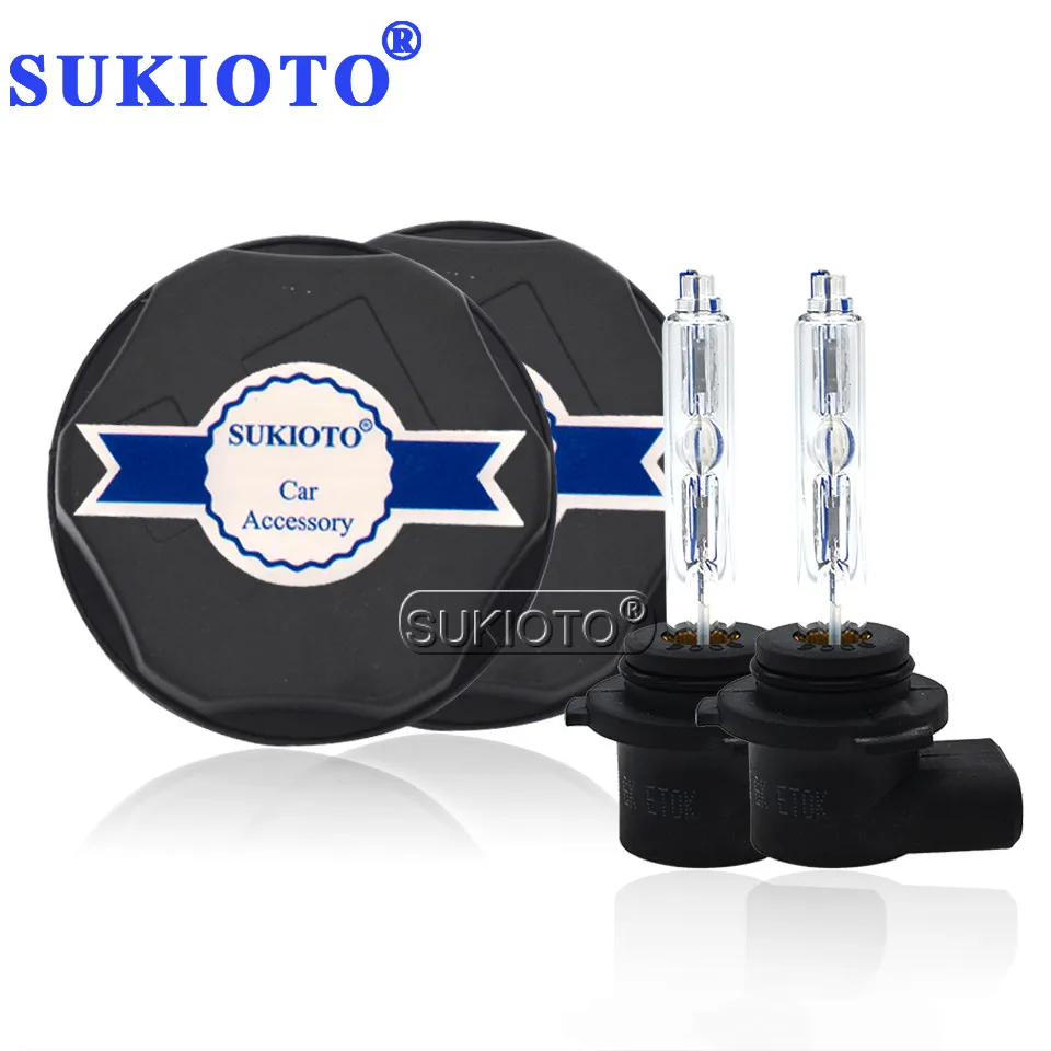 SUKIOTO Special Xenon 9005 HB3 6000K 55W HID Xenon Kit All In One with dust cover for KX Cross Car Headlamp bulb Car Styling hid (1)