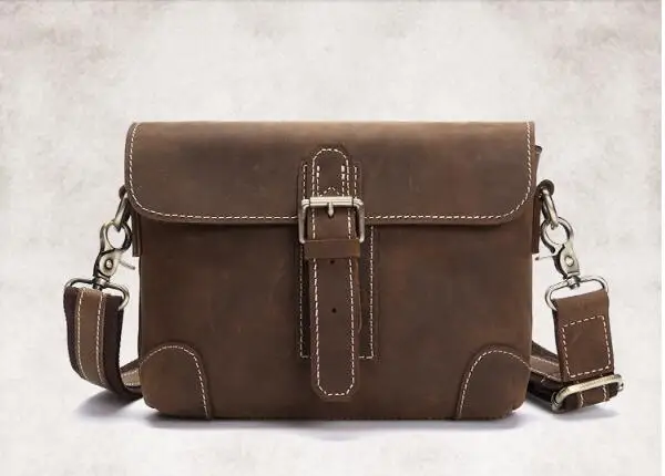 2019 casual vintage men's crazy horse leather bag cow leather men's messenger bag male shoulder bag
2019 casual vintage men's crazy horse leather bag cow leather men's messenger bag male shoulder bag