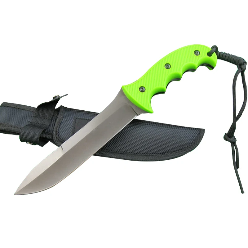 ToughKeng Gray Titanium Hunting Fixed Blade Knife 440 Steel ADS Handle Outdoor Hiking ParaMilitary Knives
ToughKeng Gray Titanium Hunting Fixed Blade Knife 440 Steel ADS Handle Outdoor Hiking ParaMilitary Knives