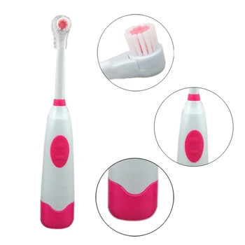 1Pc Adult Rotating Anti Slip Waterproof Electric Toothbrush with 2 Brush Heads Automatic Tooth Brush Oral Hygiene Dental Care
1Pc Adult Rotating Anti Slip Waterproof Electric Toothbrush with 2 Brush Heads Automatic Tooth Brush Oral Hygiene Dental Care