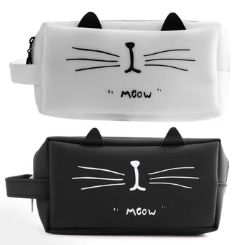 Pencil bag Cartoon Cat Gel Pencil Case Large Capacity pencil box School Stationery Pen Bag With Portable Carrying Handle Kawaii
Pencil bag Cartoon Cat Gel Pencil Case Large Capacity pencil box School Stationery Pen Bag With Portable Carrying Handle Kawaii