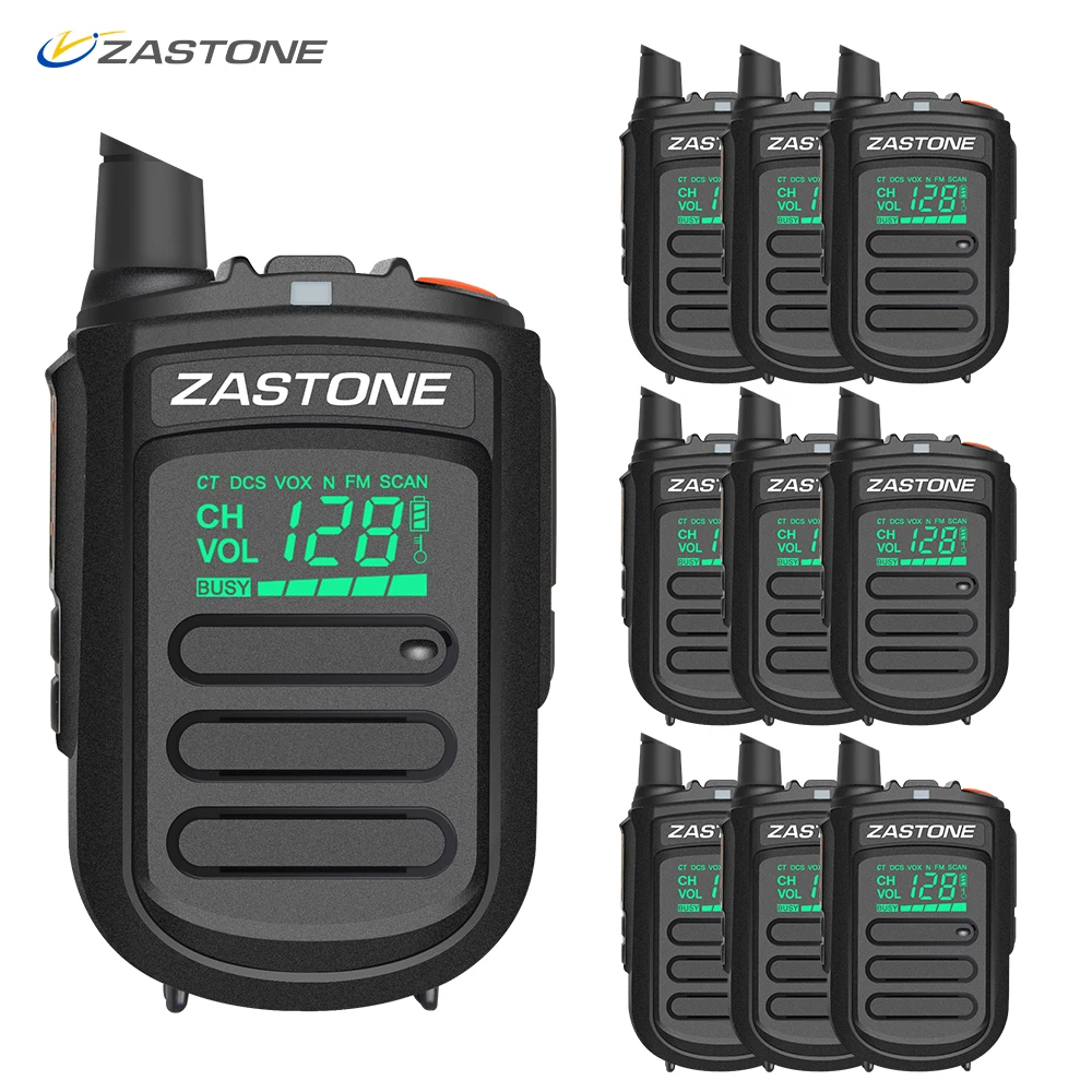(10pcs) Zastone Mini9 Walkie Talkie Professional Portable Two Way Radio CB Radio UHF 400-470MHz Communicator Transceiver telsiz
(10pcs) Zastone Mini9 Walkie Talkie Professional Portable Two Way Radio CB Radio UHF 400-470MHz Communicator Transceiver telsiz