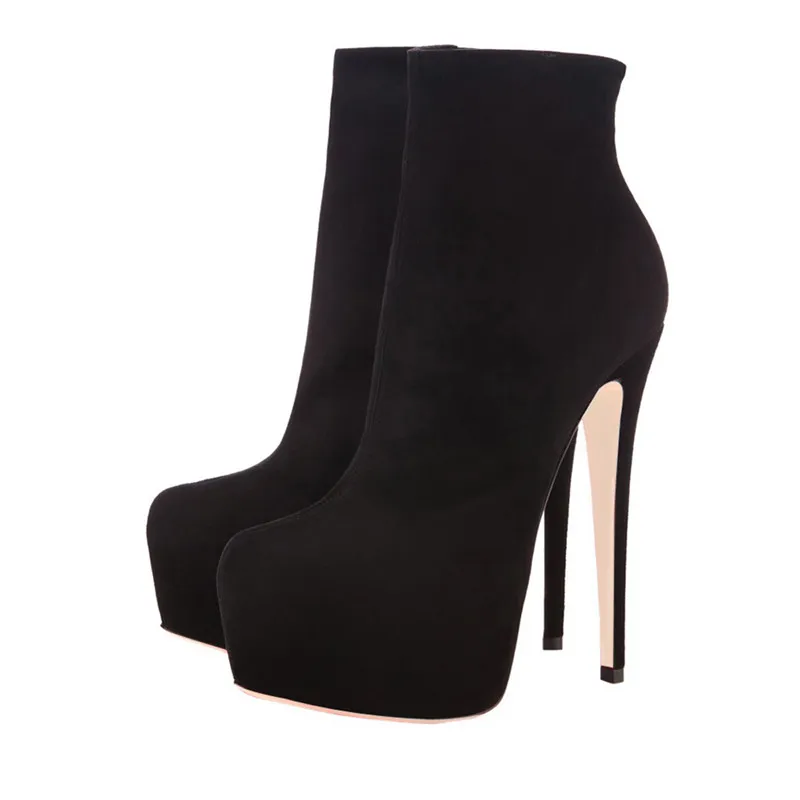 6 inch heel ankle boots