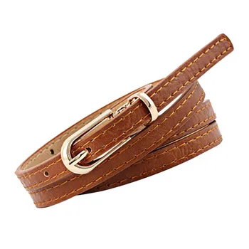 Belt For Women Fashion Vintage Dress Accessorie Frosted Casual Buckle Wild Thin Leisure Leather Belt Elastic Waistbands 2019
Belt For Women Fashion Vintage Dress Accessorie Frosted Casual Buckle Wild Thin Leisure Leather Belt Elastic Waistbands 2019