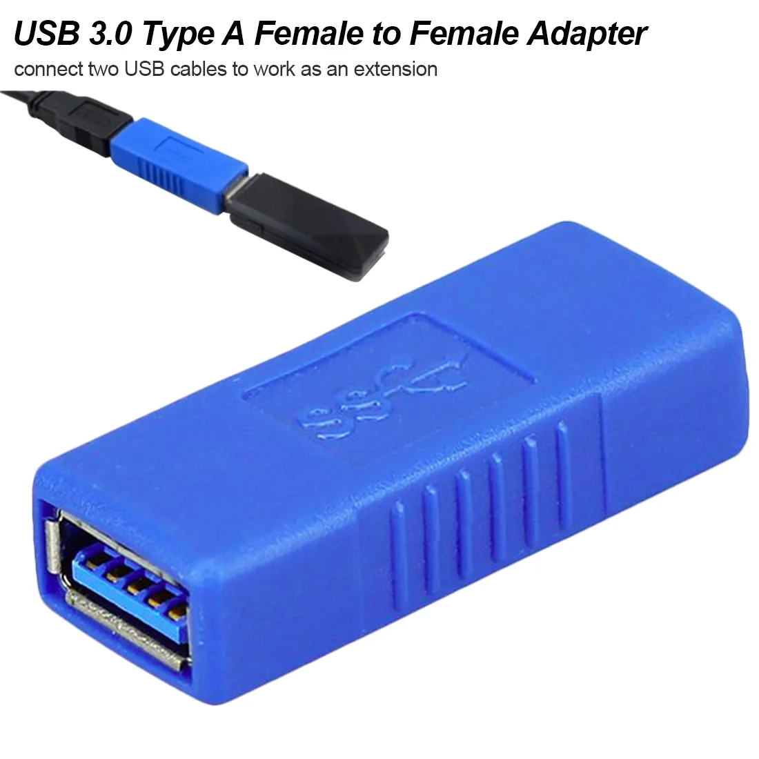 usb connector adapter USB 3.0 Type A Female To Female Adapter Coupler Gender Changer Connector
usb connector adapter USB 3.0 Type A Female To Female Adapter Coupler Gender Changer Connector