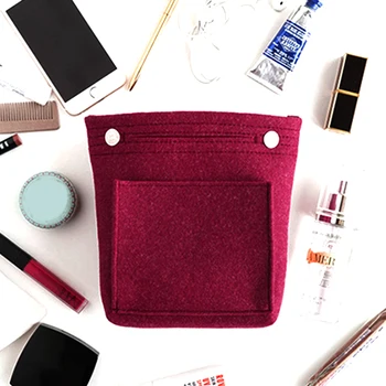 Women Cosmetic Bag Felt Cloth Insert Makeup Bag Multi-pockets Travel Cosmetic Bag Portable Beauty Toiletry Bag Organizer #25
Women Cosmetic Bag Felt Cloth Insert Makeup Bag Multi-pockets Travel Cosmetic Bag Portable Beauty Toiletry Bag Organizer #25