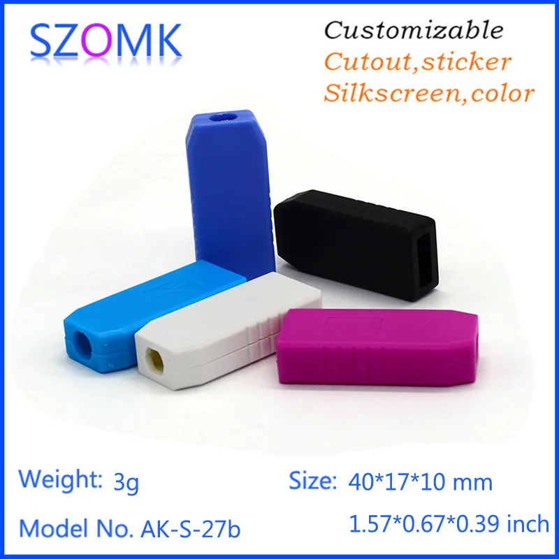 small usb plastic enclosure usb stick shell box junction box plastic housing pcb plastic box for electronics project USB small enclosure (37).jpg